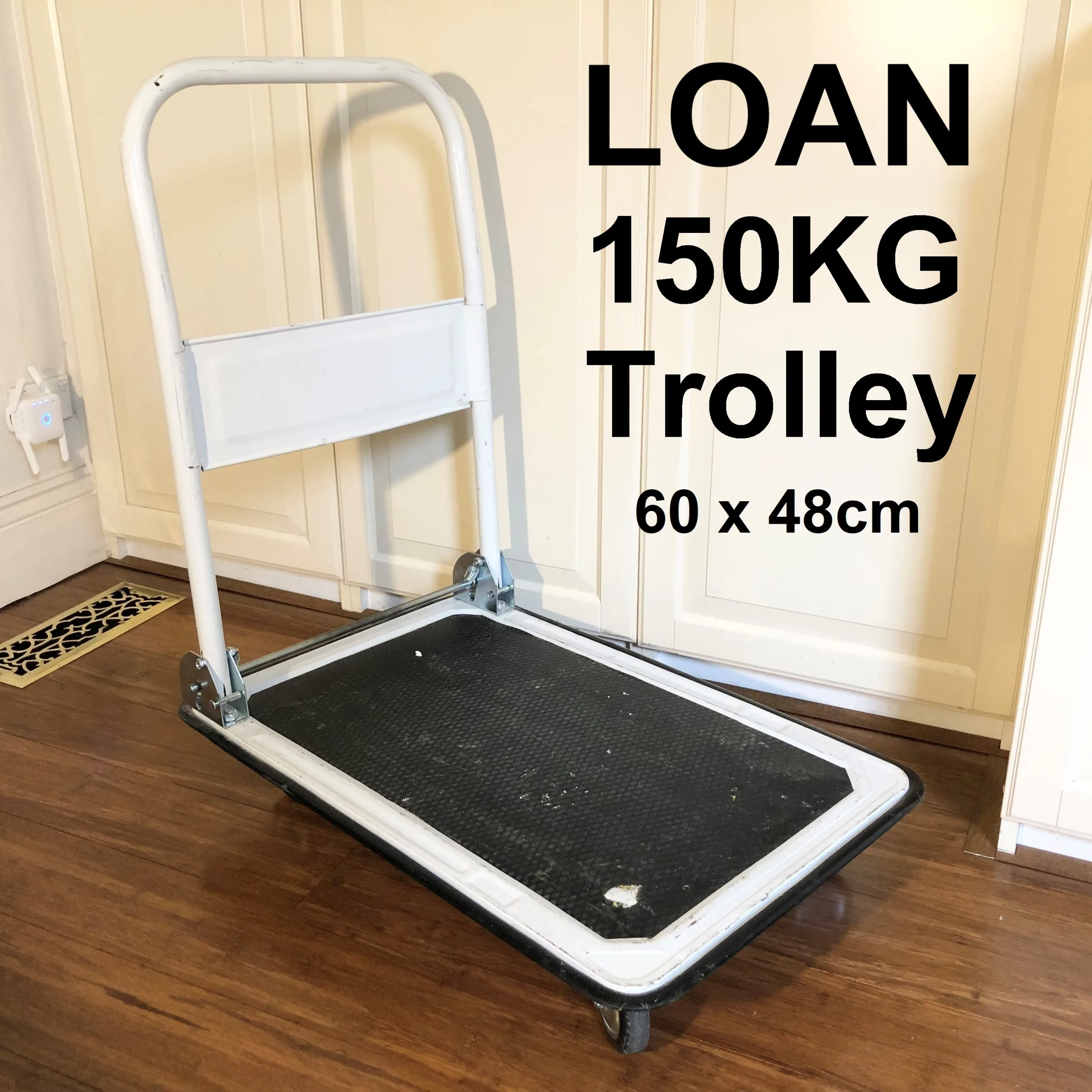 used 150kg White Platform Trolley available to hire