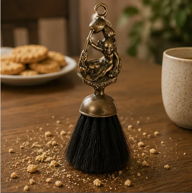 Antique Brass Dartmoor Pixie Table Brush 22cm x 10cm