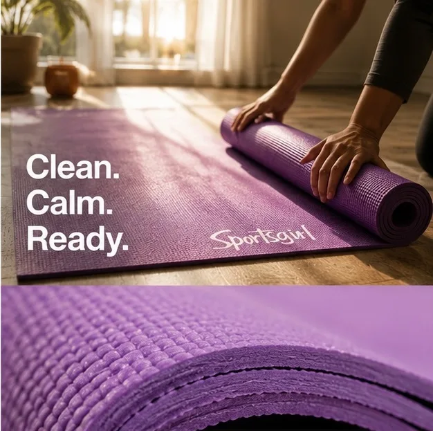 Gently-used Sportsgirl 6mm Yoga & Pilates Exercise Mat - Image 3