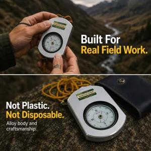 used Suunto KB-14/360R Professional Hand-Bearing Compass – Precision Surveying & Navigation Instrument – Light Alloy Housing