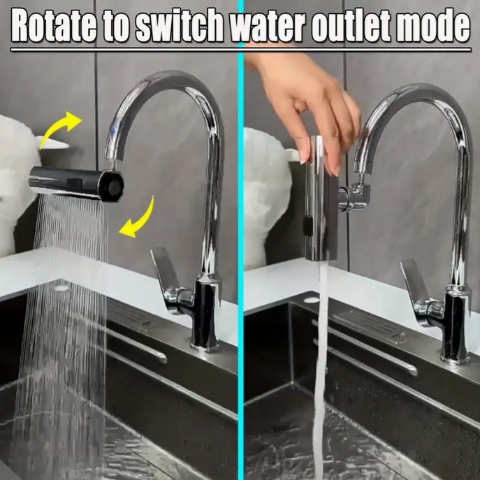 secondhand 3in1 Multifunction Kitchen Sink Tap Head - Image 4