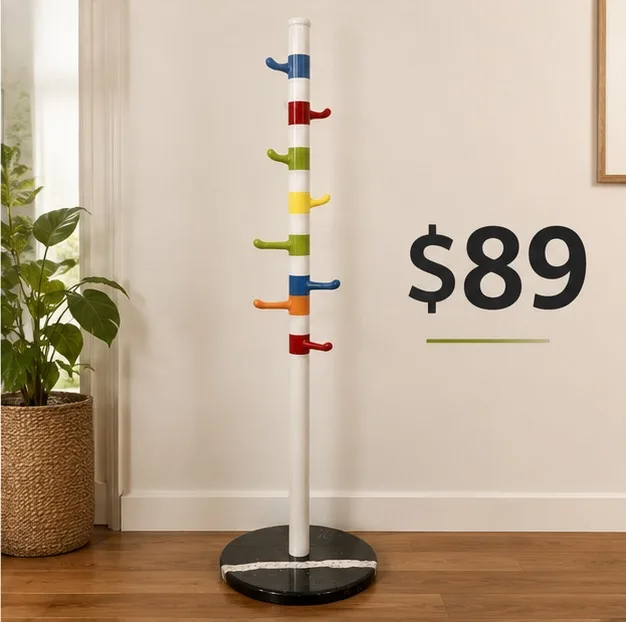 Special Edition Marble Base Ikea KROKIG Coat Stand