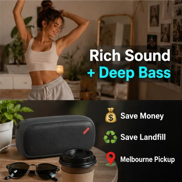 used NudeAudio MoveL Bluetooth Portable Speaker - Image 2