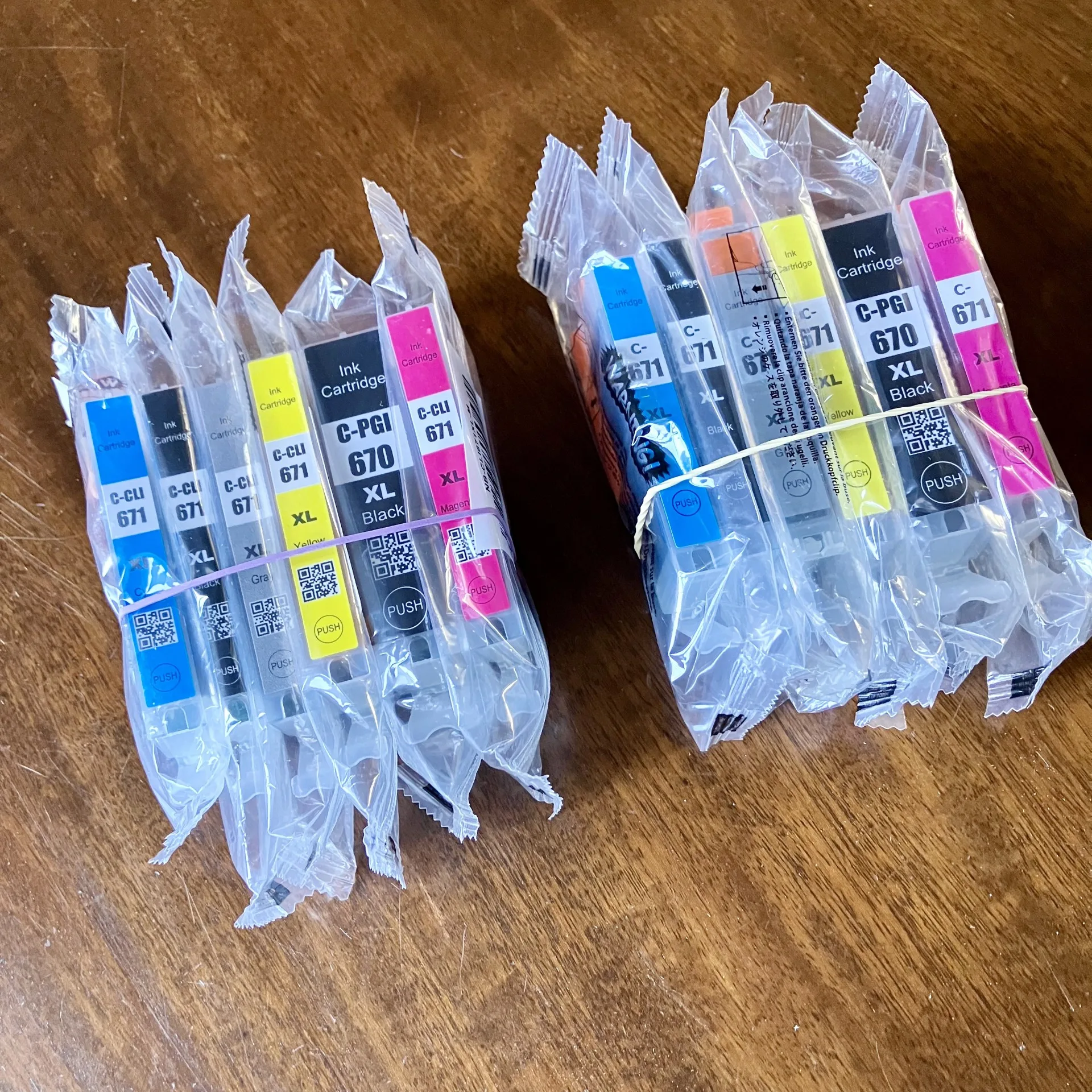 12-Pack Canon Pixma TS9060 Ink Cartridge Sets – Unopened & Unused Printer Ink