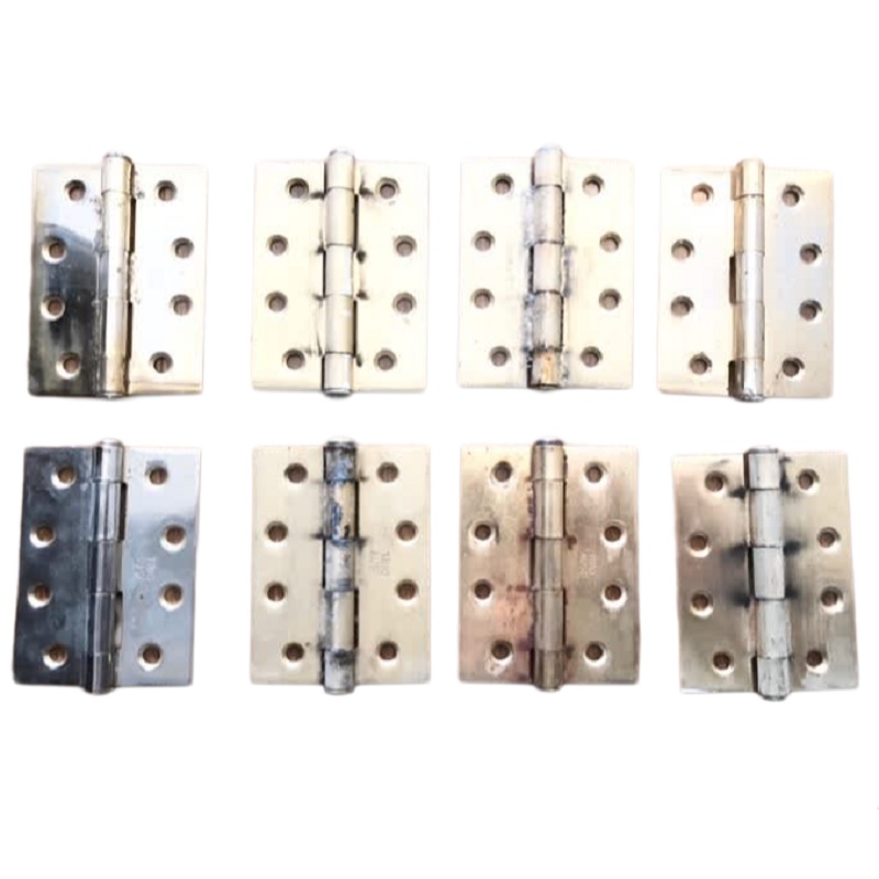 used Set of Eight Trio Australia Heavy Duty Solid Brass Door Hinges