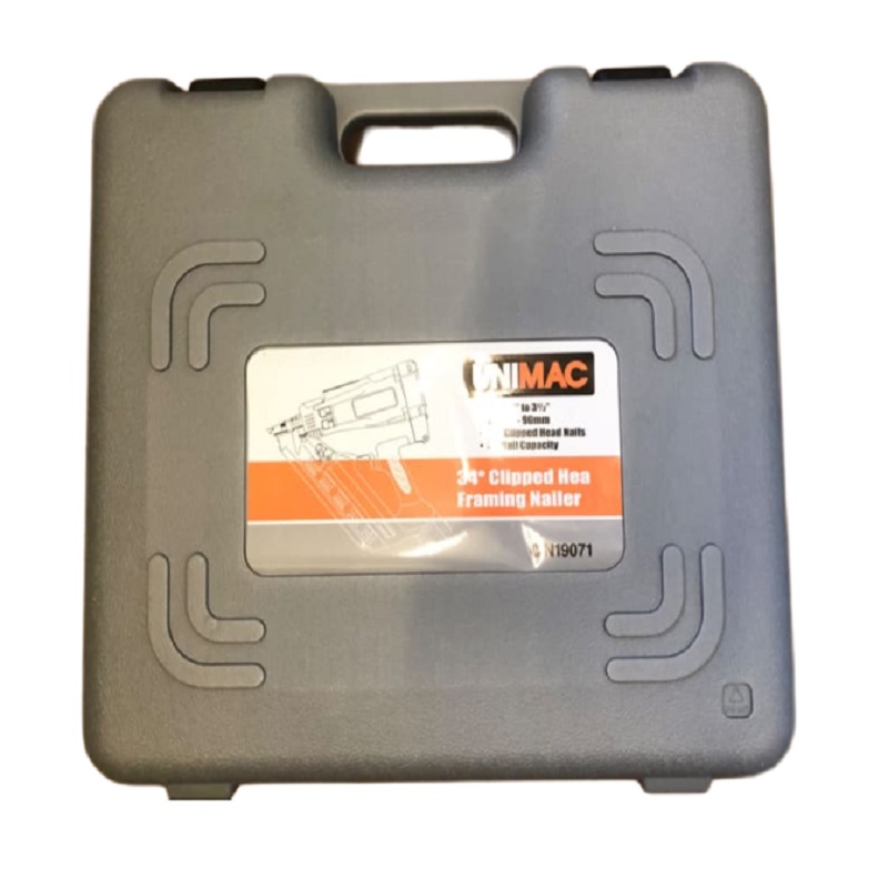 secondhand Builder Framing Nailer New Unimac 34o Clipped Head