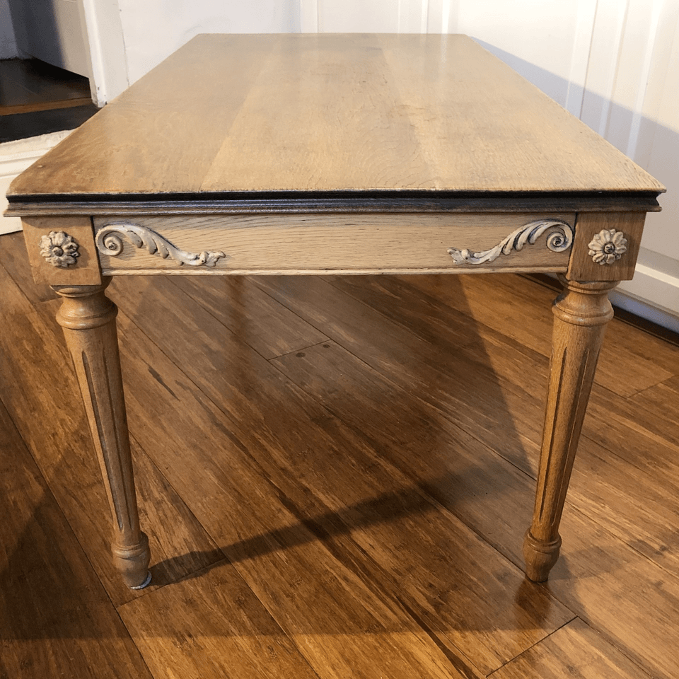 Secondhand Solid Oak French-style Coffee Table - Image 6