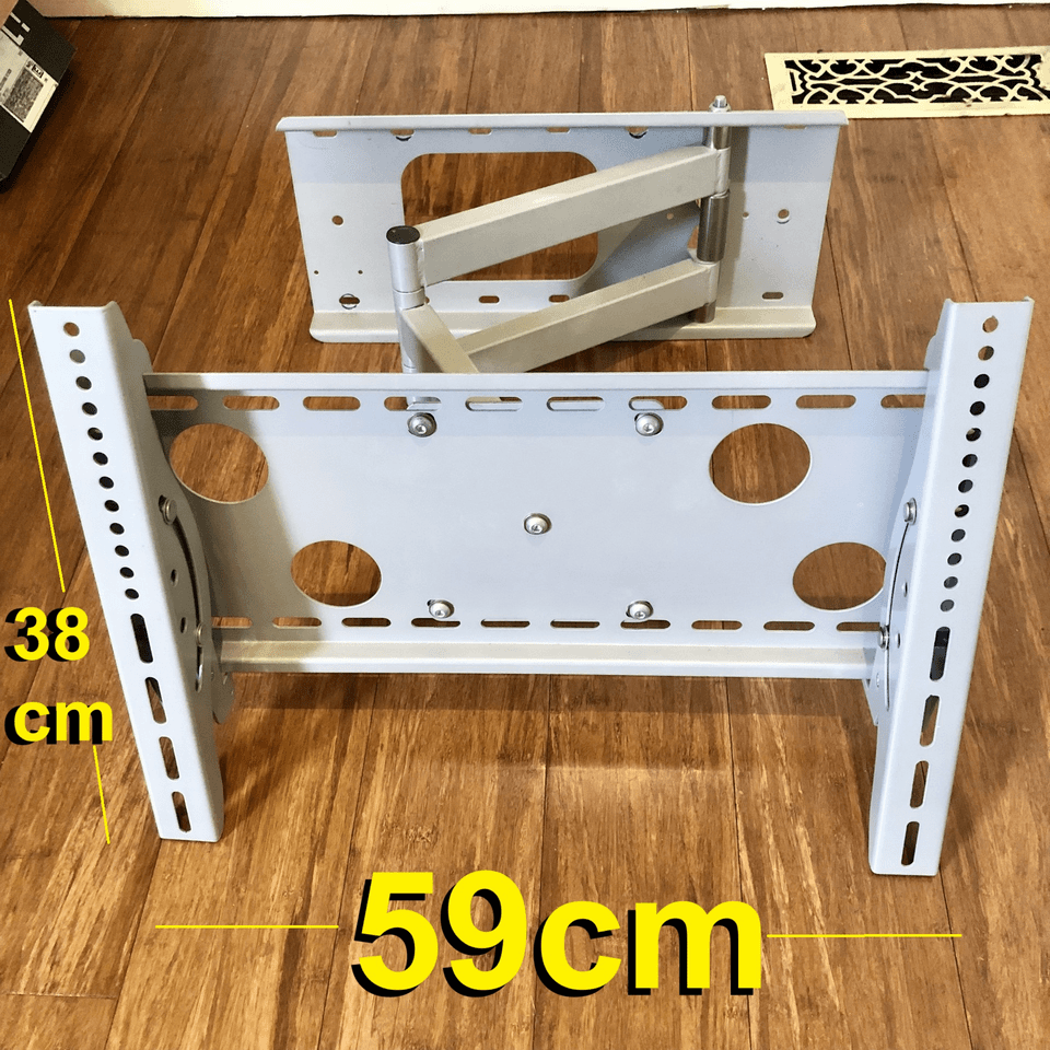 secondhand XL Fully Adjustable Heavy Duty Streel Swivel TV Swing Wall - Image 2